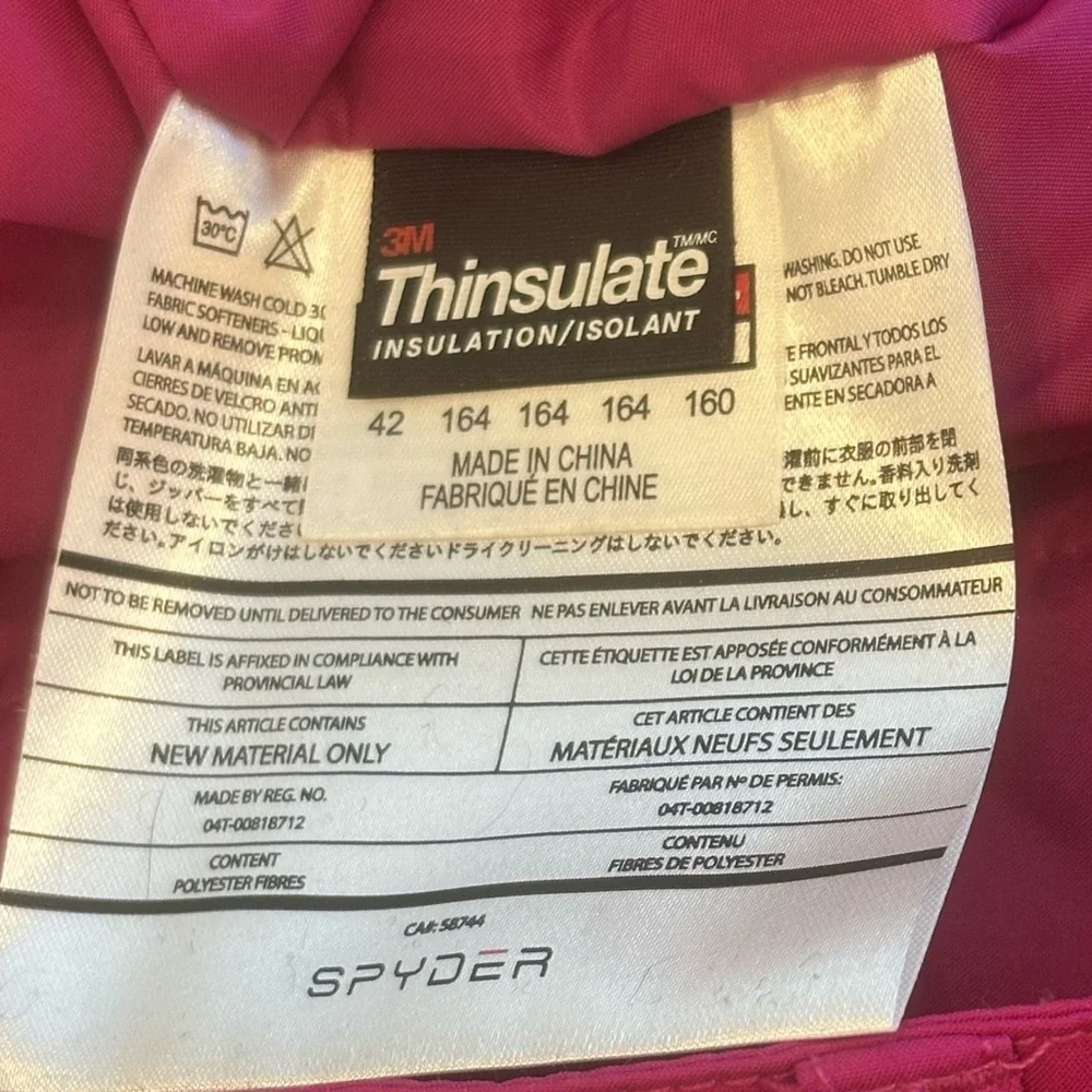Spyder Girls Thrill Ski & Snowboard Pants | Size 16 | NWT - Picture 7 of 9